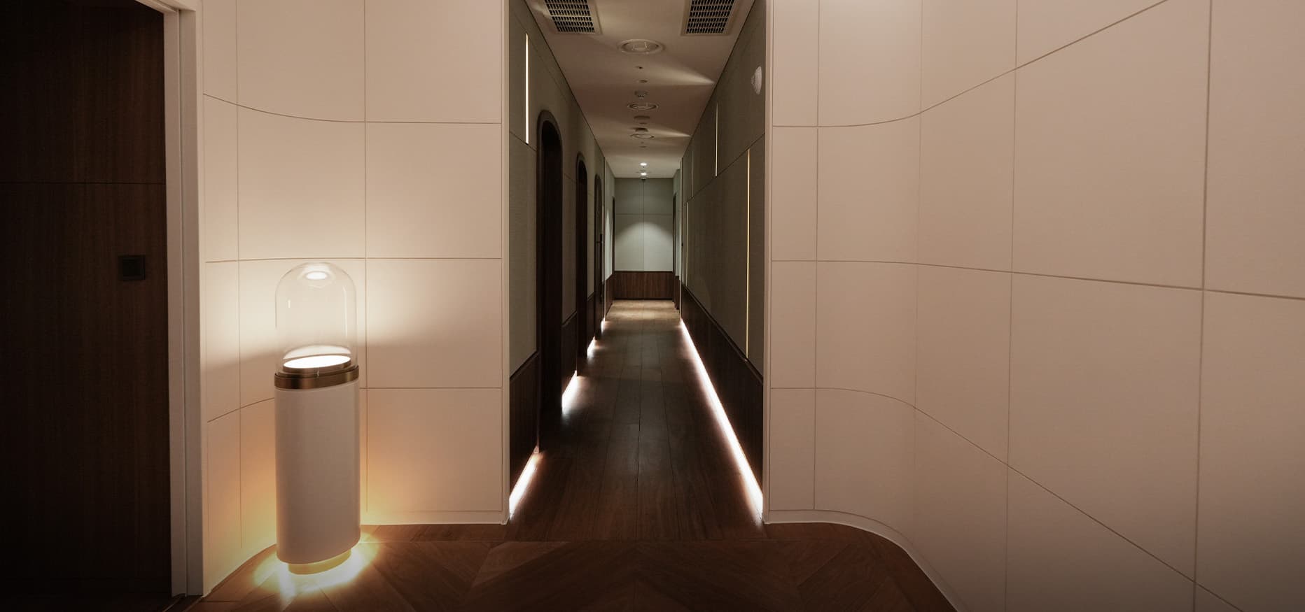 TREATMENT SUITE — From start to finish, a completely independent suite.